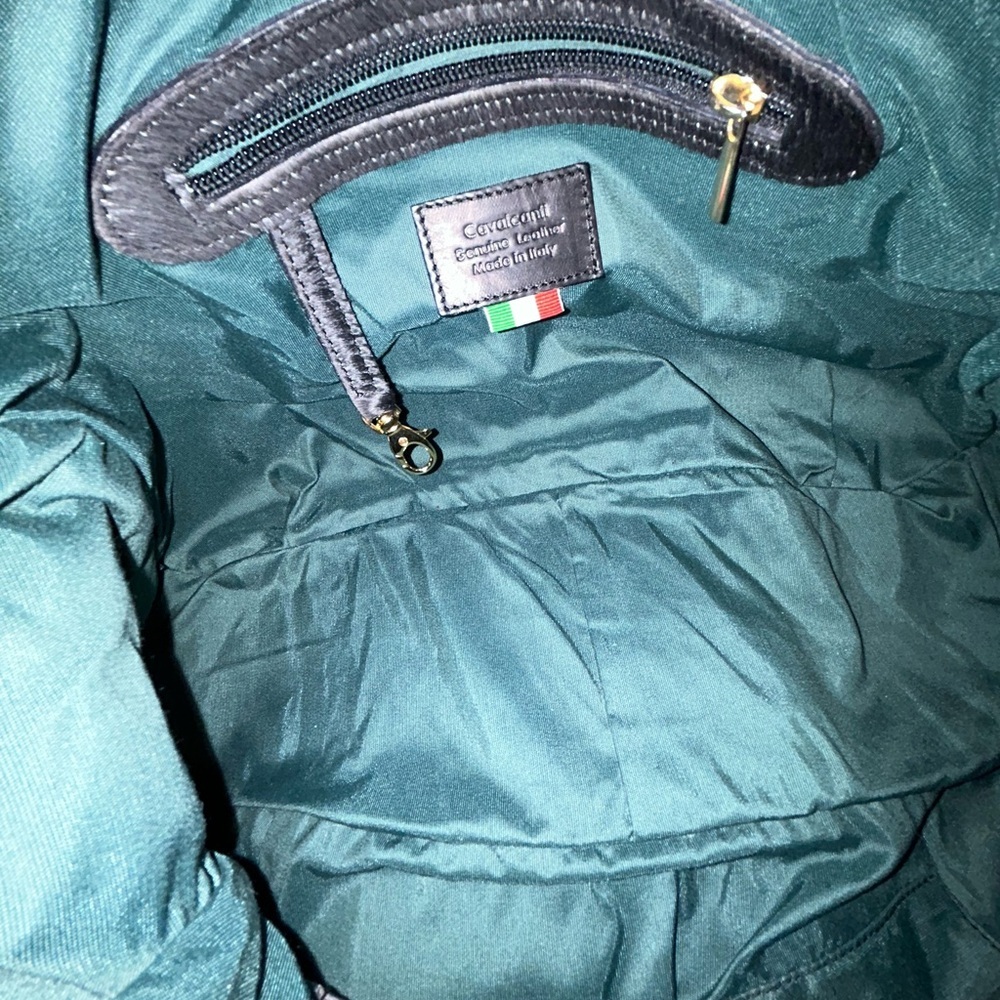 Euc Calvacanti calf hair patent leather satchel bag - Picture 8 of 11